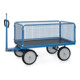 fetra Chariot à plate-forme manuelle 6435V avec anneau d'attelage