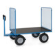 fetra Chariot à plate-forme manuelle 6445L - charge max. 1000kg, pneus gonflables-2