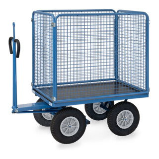 fetra Chariot à plateau 6444PZ avec œillet de traction