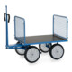 fetra Chariot à plateau manuel 6434V avec anneau d'attelage-4