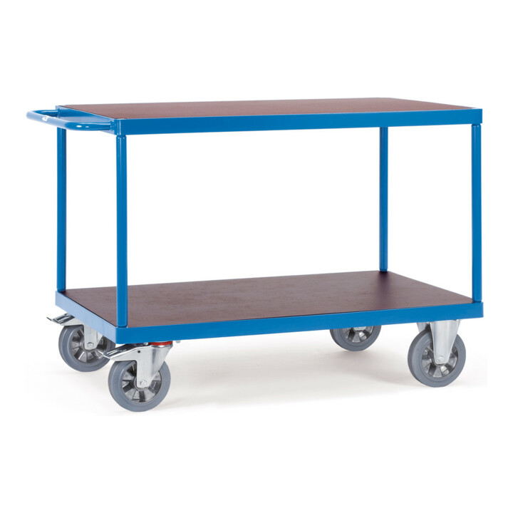 fetra Chariot à plateaux 12403 - charge max. 1200kg Pneus élastiques
