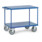 fetra Chariot de table 24+B avec plates-formes en tôle d'acier et pneus TPE-1