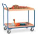 fetra Chariot à plateaux 3760 - force 300kg pneus TPE