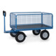 fetra Chariot à plateaux 6435P revêtement poudre RAL 5007