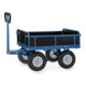 fetra Chariot à plateaux 6454P bleu poudré surface de chargement 60 × 60 mm