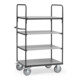 fetra Chariot à plateaux 8302/7016 Grey Edition