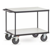 fetra Chariot à plateaux ESD 9403 - charge max. 600kg Pneus TPE-ESD-2