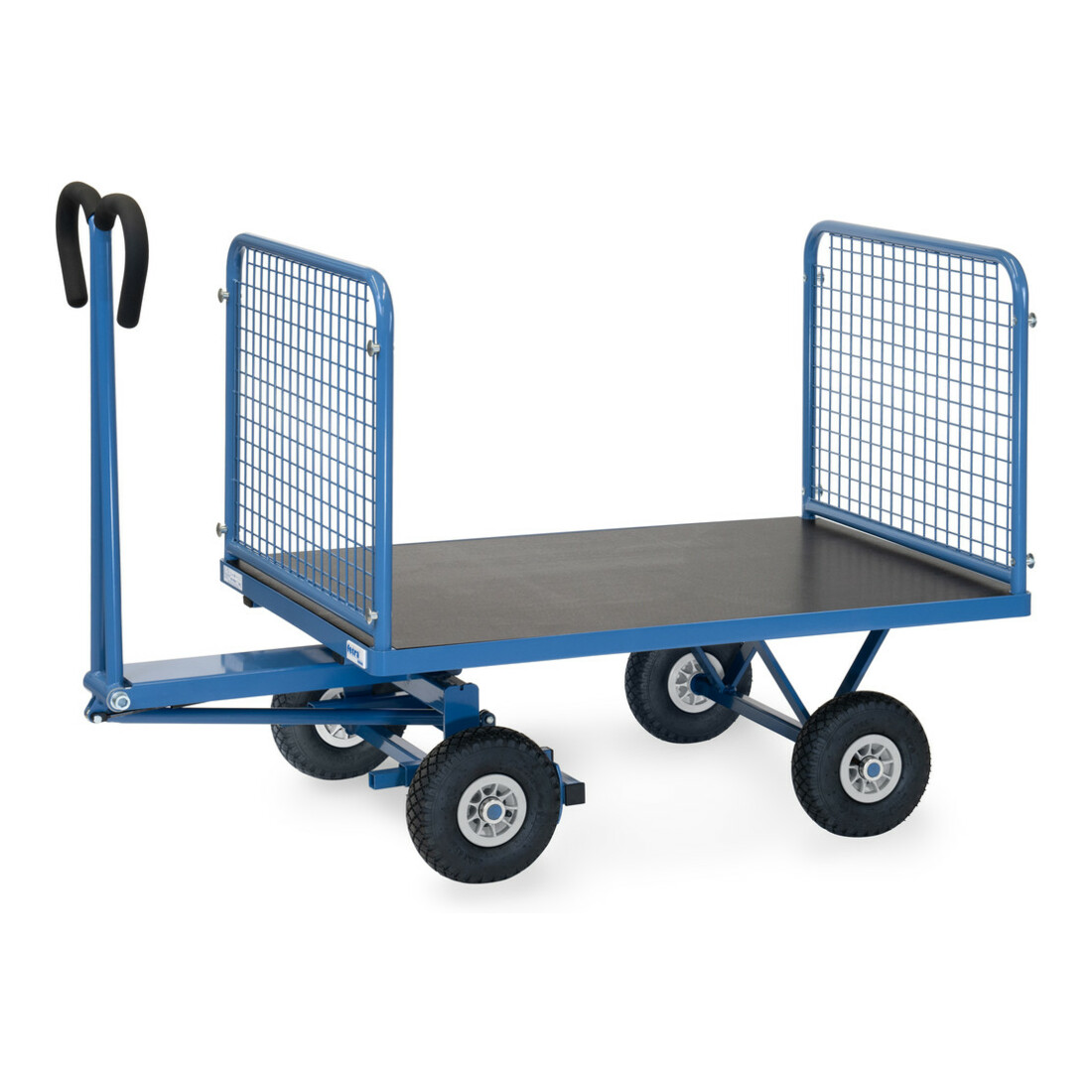 fetra Chariot à plateaux manuels 6433L - charge max. 700kg, pneus gonflables
