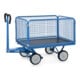 fetra Chariot à plateaux manuels 6433V - charge max. 700kg pneus pleins