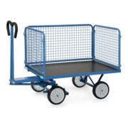 fetra Chariot à plateaux manuels 6433V - charge max. 700kg pneus pleins-4
