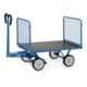 fetra Chariot à plateaux manuels 6433V - charge max. 700kg pneus pleins-5