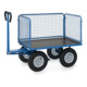 fetra Chariot à plateaux manuels 6434L - charge max. 1000kg, pneus gonflables-5