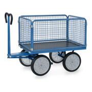 fetra Chariot à plateaux manuels 6434V - charge max. 1000kg pneus pleins-2