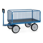 fetra Chariot à plateaux manuels 6435V - charge max. 1000kg pneus pleins-2