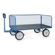 fetra Chariot à plateaux manuels 6436V - charge max. 1250kg pneus pleins-4