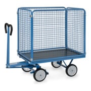 fetra Chariot à plateaux manuels 6443V - charge max. 700kg pneus pleins-2