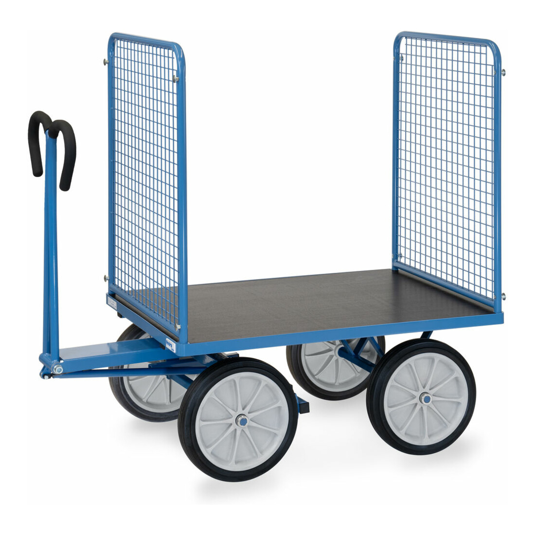 fetra Chariot à plateaux manuels 6444V - charge max. 1000kg pneus pleins