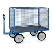 fetra Chariot à plateaux manuels 6445V - charge max. 1000kg pneus pleins-2