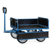 fetra Chariot à plateaux manuels 6454V - charge max. 1000kg pneus pleins-4