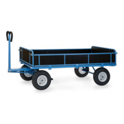 fetra Chariot à plateaux manuels 6456L - charge max. 1250kg, pneus gonflables-2