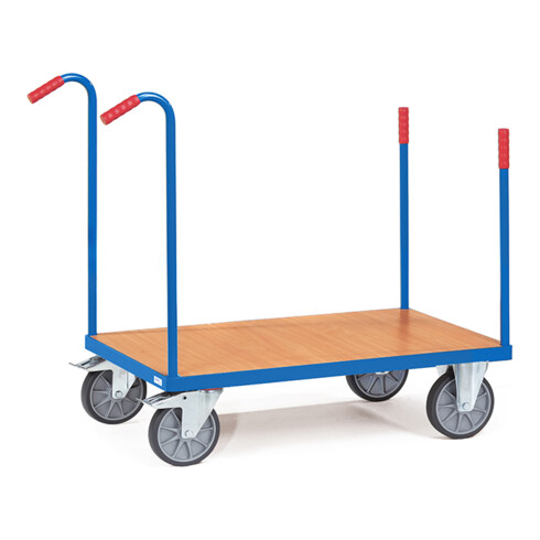 chariot à piquets fetra jusqu'à 600 kg, avec des piquets de 640 mm de long, pneus TPE