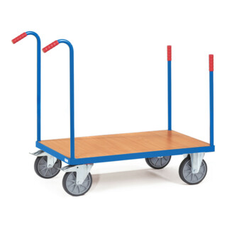 chariot à piquets fetra jusqu'à 600 kg, avec des piquets de 640 mm de long, pneus TPE