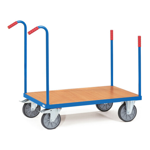 chariot à piquets fetra jusqu'à 600 kg, avec des piquets de 640 mm de long, pneus TPE