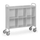 fetra Chariot de bureau 4878 - charge max. 150kg Pneus TPE