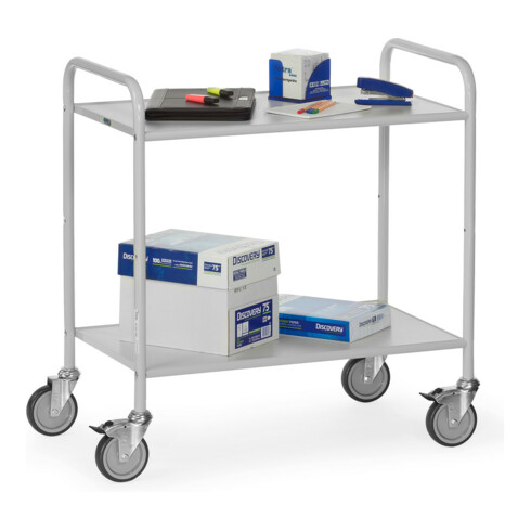 fetra Chariot de bureau 4880 - charge max. 150kg Pneus TPE