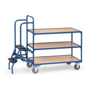 fetra Chariot de préparation de commandes 2106 - force 250kg pneus TPE-2
