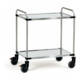 fetra Chariot inox 5001 - charge max. 120kg pneus TPE