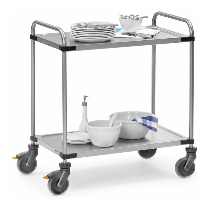 fetra Chariot inox 5001 - charge max. 120kg pneus TPE