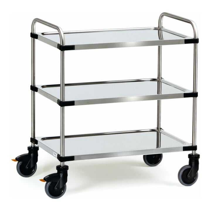 fetra Chariot inox 5005 - charge max. 150kg Pneus TPE