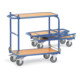 chariot pliable fetra, charge max. 250kg, pneus TPE, 2 poignées pliantes, plate-forme de table pliante-1