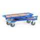 fetra Chariot pliant KW 4, capacité de charge 250kg, pneus TPE, 2 arceaux rabattables, plate-forme de table rabattable