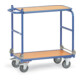 fetra Chariot pliant KW 4, capacité de charge 250kg, pneus TPE, 2 arceaux rabattables, plate-forme de table rabattable
