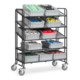 fetra Chariot pour bacs européens 1384/7016 avec plateaux Grey Edition-5