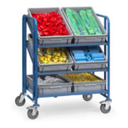 fetra Chariot pour bacs européens 2392 - charge max. 250kg pneus TPE-2