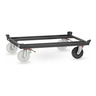 fetra Chariot pour palettes 23891/7016 pour rouleurs Grey Edition