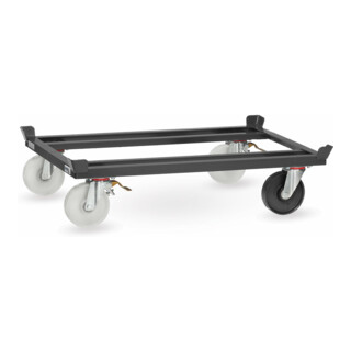 fetra Chariot pour palettes 23892/7016 pour rouleurs Grey Edition