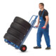 fetra Diable à pneus 2033 - charge max. 200kg pelle 36x58cm