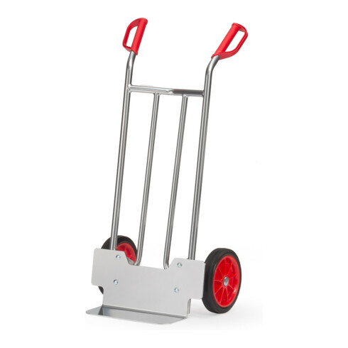 chariot en aluminium fetra A1115, capacité de charge 150 kg, hauteur 1150 mm, pelle standard
