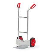 chariot en aluminium fetra, capacité de charge 150 kg, hauteur 1150 mm, pelle standard