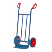 fetra Diable en tube d'acier B1115V - roues à bandage caoutchouc, charge max. 250 kg-2