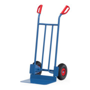 fetra Diable en tube d'acier B1116L - roues à bandage pneumatique, charge max. 250 kg-2