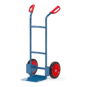 fetra Diable en tube d'acier B1125V - roues à bandage caoutchouc, charge max. 200 kg-2