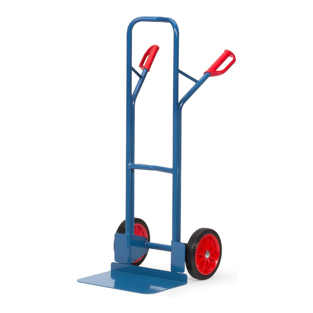 fetra Diable en tube d'acier B1326V - roues à bandage caoutchouc, charge max. 300 kg