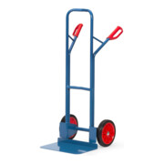 fetra Diable en tube d'acier B1326V - roues à bandage caoutchouc, charge max. 300 kg-2