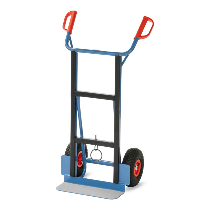 fetra Diable pour appareils 11040, capacité de charge 350kg, pelle 15x45cm, pneus gonflables