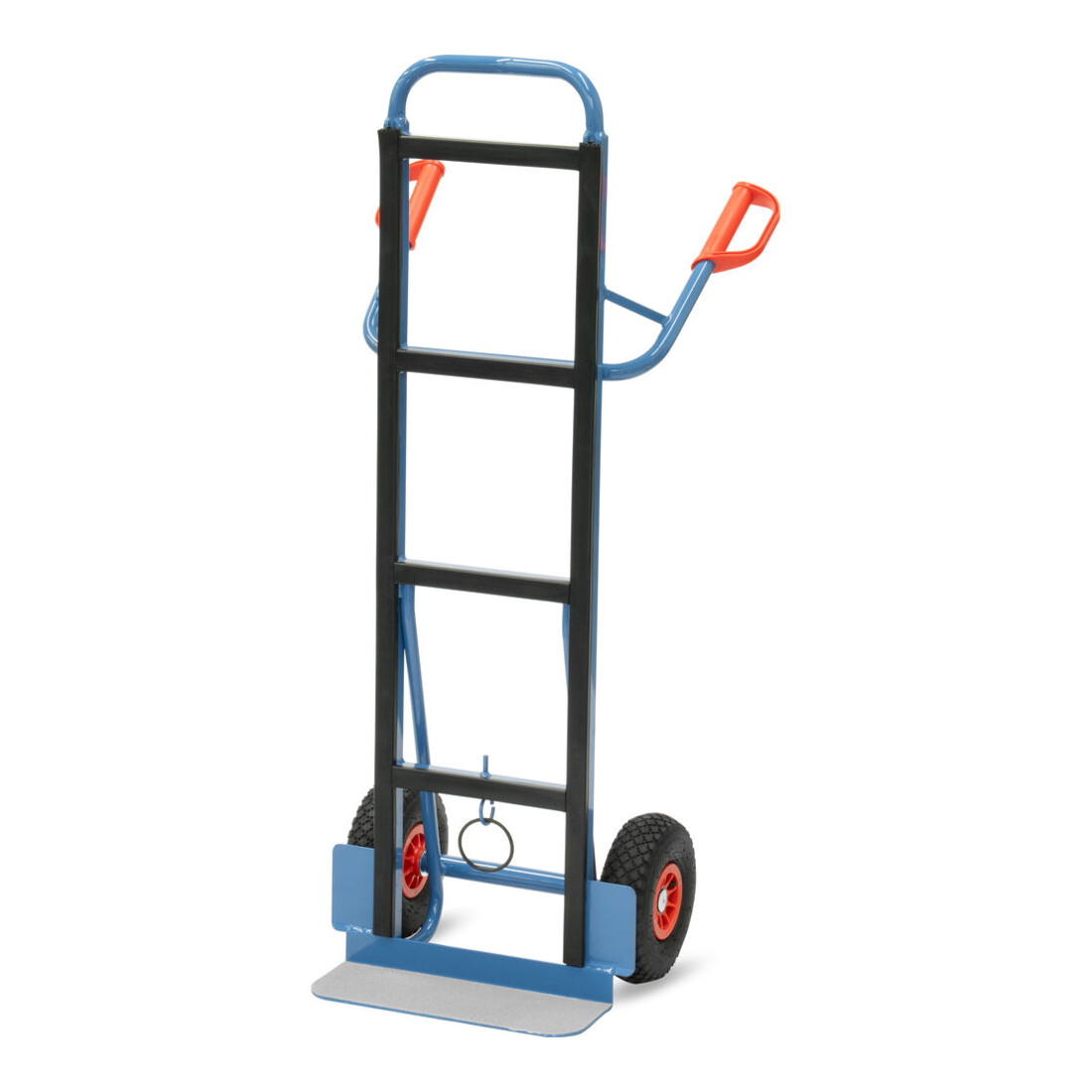 camion à main fetra, capacité de charge 350kg, godet 15x45cm, pneus